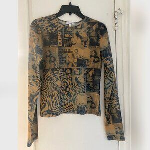 Miaou Exposed Long Sleeve Tee